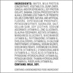 Atkins Chocolate Banana Protein Shake, 15g Protein, 5g Net Carbs, 1g Sugar, Low Carb, High Protein Shake, Banana Breakfast Protein Shake, 4 Pack (11 fl. oz Each)