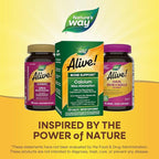 Nature's Way Alive! Calcium Max Absorption 1200 mg Calcium per 4 Tablets with Vitamin D3, Bone Support*, Vitamin D3 & K2, Magnesium, 120 Tablets (Packaging May Vary), (Pack of 2)