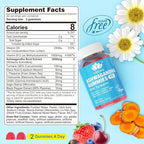 Ashwagandha Gummies, 2000mg Organic Ashwa Root Extract Supplement for Women & Men - 60 Count - Ashwagandha Blend Gummies Combination Supplements