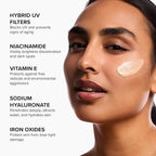 DRMTLGY Universal Tinted Moisturizer SPF 46 – Hydrating Dewy Tinted Sunscreen for Face with Zinc Oxide & Octinoxate – Niacinamide & Hyaluronic Acid – Broad Spectrum Lightweight Daily SPF, 1.7 oz
