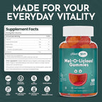 Maxi Health 1mg Melatonin Gummies – Kids Melatonin Chewables with Natural Cherry & Orange Flavor – Adult and Baby Sleep Help Supplement to Support Restful Nights (60 Count)