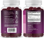 Saw Palmetto for Women with 2500mcg Biotin - DHT Blocker and Hair, Skin, Nail Health Gummies - 120 Count - Supports Stronger and Fuller Looking Locks and Radiant Skin - Vegan, Non-GMO, 2 Month Supply