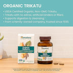 Himalaya Organic Trikatu, 60 Day Supply - Digestive Health Supplement for Occasional Bloating, Heartburn, and Indigestion Relief - USDA Organic, Vegan, Non-GMO, Gluten Free, 60 Caplets