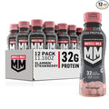 Muscle Milk Pro Advanced Nutrition Protein Shake, Slammin' Strawberry, 11.16 Fl Oz (Pack of 12), 32g Protein, 1g Sugar, 16 Vitamins & Minerals, 5g Fiber, Bottled Liquid, Gluten Free