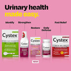 Cystex 3-in-1 Urinary Tract Probiotic for Women - Fast-Acting UTI & Yeast Infection Support with Prebiotics, Probiotics, & Cranberry - Supports Vaginal pH & Flora Balance - 30 Capsules