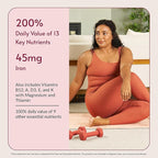 Bariatric Advantage Ultra Multivitamin with Iron - Ultra Multi with Iron - Capsule Format Multivitamin - Provides Full Complex of B Vitamins - with Vitamin C, Chromium & More - 90 Capsules