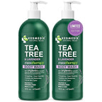 Tea Tree Lavender Body Wash MaxTherapy, Itchy Skin Relief, Antifungal Defense, Fights Body Odor, Soothes Jock Itch & Athlete's Foot, Intimate Wash, Men & Women, 2-Pack, Limited Edition