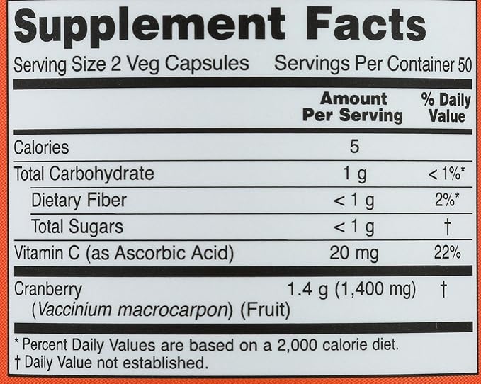 NOW Cranberry Concentrate, 100 Count (Pack of 2)