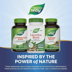 Nature's Way Licorice Root, Traditional Digestive Support Supplement*, 900 mg per 2-Capsule Serving, Non-GMO Project Verified, 100 Vegan Capsules (Packaging May Vary)