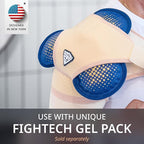 FIGHTECH Shoulder Brace for Torn Rotator Cuff | Pain Relief, Support and Compression Sleeve Wrap Stability Recovery Fits Left Right Arm, Men & Women (Nude), Large/X-Large (Pack of 1)