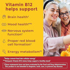 Nature Made Zero Sugar Energy Vitamin B12 Gummies 1000 mcg per Serving,B12 Vitamin,Energy Metabolism Support,Aspartame Free,110 Sugar Free Gummies,55 Day Supply,(Pack of 2)