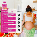 Pink Stork Total Prenatal Vitamins with DHA, Folate, Iron, Choline, and Vitamin B12 - Preconception Nutrition - Prenatals for Women, Pregnancy Must Haves - Mint Essence, 180 Capsules, 3 Month Supply