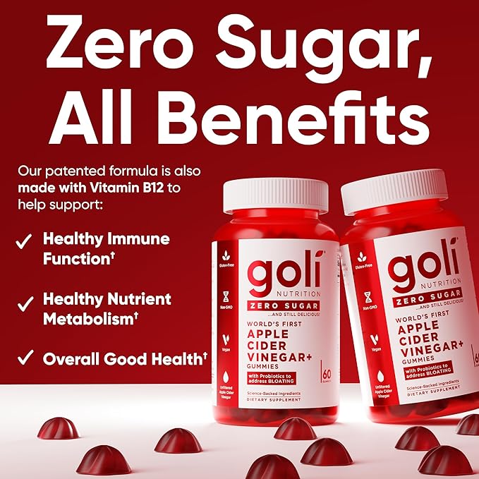 Goli Zero Sugar Gummies – 1 Pack
