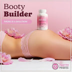 Pretty Privates Butt Enhancer Supplement - Works with Your Body for Curves and Body Confidence - Use with or Without Butt Cream - 60ct
