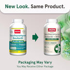 Jarrow Formulas Saccharomyces Boulardii + MOS Probiotics for Digestive Health and Intestinal Tract Support - 5 Billion CFU Per Serving - 90 Delayed Release Caps - Probiotic + Prebiotic - 90 Servings