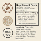 Herbal Tea Loose Leaf, Black Cohosh Tea with Chamomile, Red Clover, Tulsi- Caffeine Free, No Plastic -Made in USA, 40 Servings