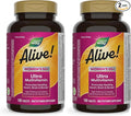Nature's Way Alive! Vitamins for Women 50 Plus, Complete Multivitamin, High Potency Formula, with Methylated B12, Gluten-Free, 150 Tablets, (Pack of 2)