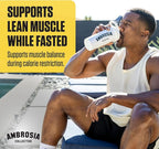 Ambrosia Hydroglyph Fasting Electrolytes Powder | Hydration Drink Mix with Amino Acids | Sugar Free Electrolyte Powder for Fasting & Intra Workout | 30 Servings, Strawberry Watermelon