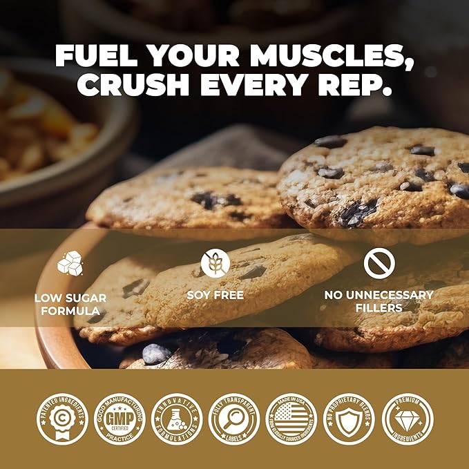 Underground Bio Labs Panda Fuel Premium Protein Whey,Hydrolyzed Collagen,Casein,Probiotics, Enzymes, Keto Friendly,Time Release, 25 Servings (2.5 Pound, Cookies & Cream)