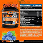 HumaPro Essential Amino Acid Formula | EAA Protein Supplement | Supports Muscle Recovery & Performance | Vegan, Gluten Free | | 90 Servings (Blue Raspberry)