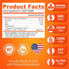 Omega 3 for Dogs - Skin and Coat Supplement - Fish Oil for Dogs Chews - Allergy and Itch Relief - Anti Shedding Supplement - Dry Skin Treatment - Salmon Oil - Made in USA - 120 Soft Treats