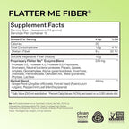 HUM Flatter Me Fiber Supplement for Women & Men, Prebiotics & Digestive Enzymes to Support Weight & Bloating, Digestive & Gut Health, Fiber Powder Drink Mix - 10 Servings (Unflavored)