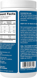 Natural Vitality Sleep Gummies, Magnesium Supplement with Melatonin and L-Theanine, Vegan, Gluten Free, Helps The Body Ease Into Sleep, Blueberry Pomegranate 120 Count (Pack of 2)