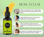 Earth N Pure Lemon Essential Oil for Revitalizing Care for Face, Scalp & Skin | 100 ML
