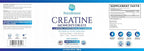 NutraScience Creatine Monohydrate Powder with BioPerine, Supports Lean Muscle Growth and Recovery, 60 Servings, 5000mg Per Serving, Unflavored, GMP sertified, Vegan Friendly, Non GMO