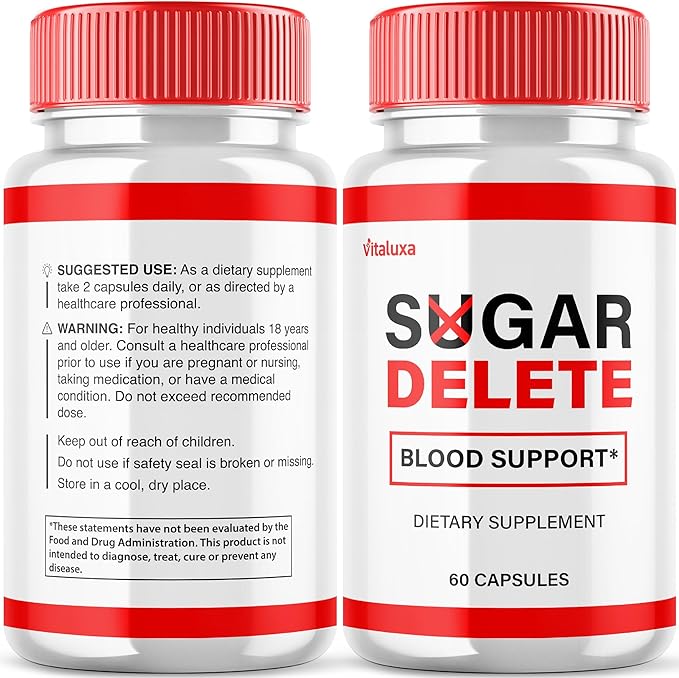 (2 Pack) Sugar Delete Capsules - SugarDelete Blood Support Pills Maximum Strength Japan Supplement Advanced Formula Premium All Natural Vitamin Blend Overall Health Wellness Reviews (120 Capsules)