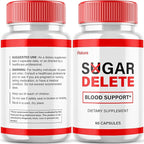 (2 Pack) Sugar Delete Capsules - SugarDelete Blood Support Pills Maximum Strength Japan Supplement Advanced Formula Premium All Natural Vitamin Blend Overall Health Wellness Reviews (120 Capsules)
