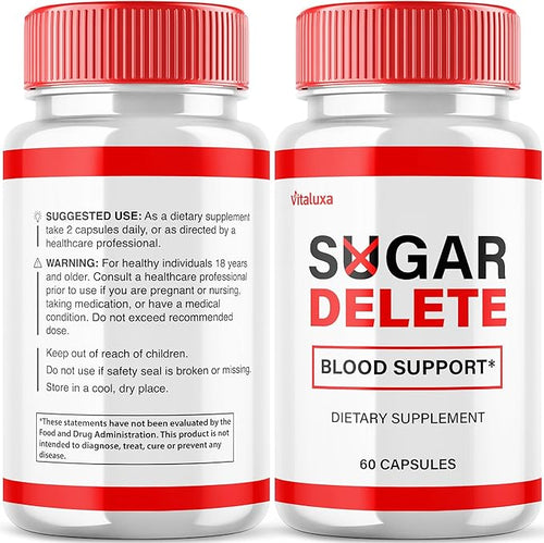 (2 Pack) Sugar Delete Capsules - SugarDelete Blood Support Pills Maximum Strength Japan Supplement Advanced Formula Premium All Natural Vitamin Blend Overall Health Wellness Reviews (120 Capsules)