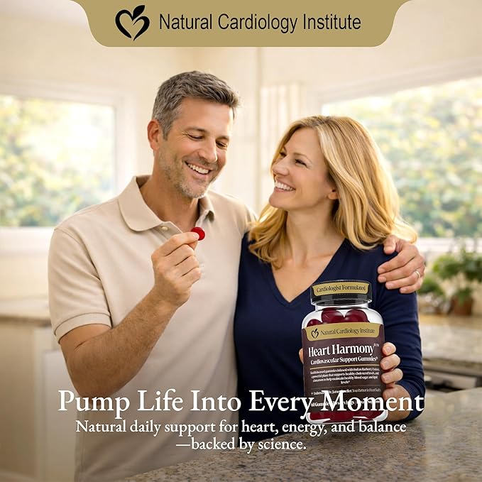 Heart Harmony™ Berberine Supplement Gummies with Ceylon Cinnamon – High Potency berberine with Ceylon cinnamon for Metabolism Blood Sugar Support Healthy Lipid Balance Circulatory Wellness