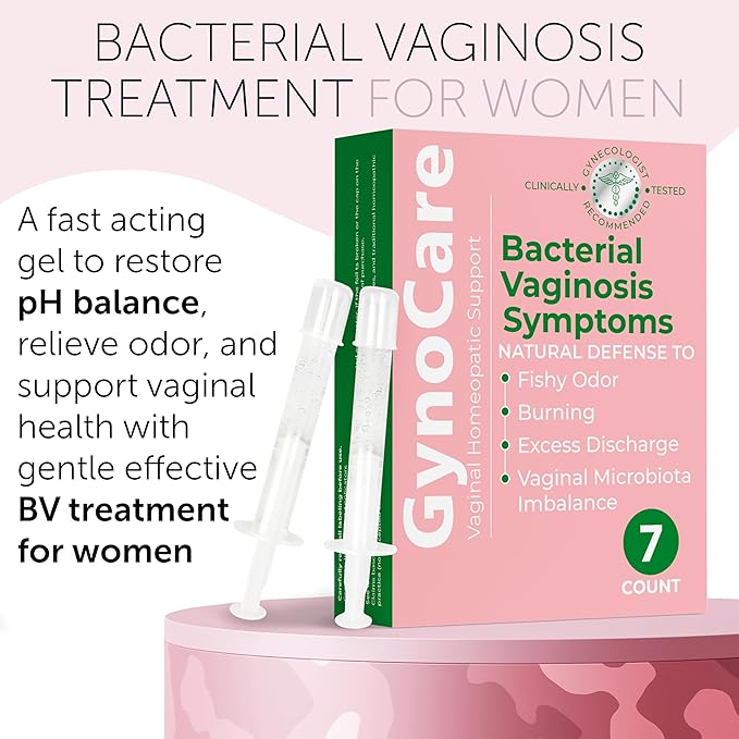 Bacterial Vaginosis Treatment | BV Treatment For Women | Natural Homeopathic Vaginal Ointment for Odor, Itching, BV, and Vaginal Microbiota Imbalance | 7 Pre Filled Applicators