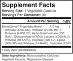 Natural Digestive Enzyme Supplement - Non-GMO, Vegan
