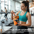 WELLNESS LABSRX Creatine Monohydrate Powder Sachets 300g – Mango Flavor Micronized Creatine Powder Supplement, Creatine for Women and Men, Supports Muscle Strength, Energy, Performance - 60 Servings