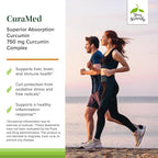 Terry Naturally CuraMed 750mg - Antioxidant Supplement for Brain & Heart Health Support - Dietary Supplement with High-Potency Curcumin Complex - Kidney, Liver & Immune Health Support - 90 Softgels