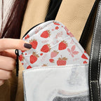Strawberry Cute Weekly Medicine Pill Organizer Travel Pill Case Box Holder Container Small for Vitamin Supplement