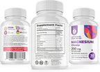 DR. MORITZ Magnesium Citrate Gummies for Adults - Sugar-Free Calm Magnesium Gummies - Supports Cardiovascular Health- Raspberry Flavor - Non-GMO, 200 mg (30 Count)