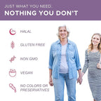 Noor Vitamins Halal Womens Multivitamin & Mineral I Once Daily Vitamin Supplement I Vegan | Supports Energy, Immunity, Metabolism, Healthy Appearance and Stages of Motherhood I 2-Month Supply