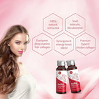 Heivy Liquid Collagen for Women, Collagen Drink with 10,000mg Marine Collagen Peptides, Collagen Liquid for Women for Hair Growth, Skin Repair, Nail Strength, 1.69 Fl Oz (Pack of 10)