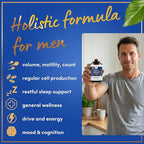 Fertility Supplements for Men Prenatal Vitamins - Zinc, Maca, Ashwagandha, L Arginine Plus Natural Extracts - Conception for Him Male Fertility Support Supplement - 4-Month Supply, 240 Pills