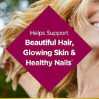 Nature's Bounty Optimal Solutions Hair, Skin & Nails Formula, with 3,000 mcg Biotin, 60 Count (Pack of 3)
