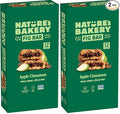 Nature's Bakery Whole Wheat Fig Bars, Apple Cinnamon, Real Fruit, Vegan, Non-GMO, Snack Bar, 1 Box With 12 Twin Packs (12 Twin Packs) (Pack of 2)