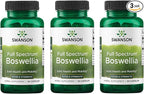 Swanson Double Strength Boswellia Serrata Ayurvedic Joint Supplement for Active Adults Seeking Flexibility and Mobility Support - 800 mg (60 Capsules, 3 Pack)
