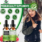Organic Moringa Liquid Drops for Energy,Metabolism Immune Support,Moringa Leaf Extract 6X Absorption Than Powder Capsule Gummies,Green Superfood Supplement for Women Men