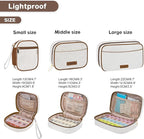 Weekly Travel Pill Organizer Pill Case for Purse with Removable 7 Day Pill Box Holder,Cute Medication Organizer Pill Container for Medicine, Vitamin, Fish Oils,Supplement(Brown, Small)