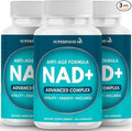 NAD+ Supplement - Liposomal + Resveratrol for Women & Men, Astaxanthin, CoQ10, Alpha Lipoic Acid, Green Tea, Urolithin - 180 Capsules
