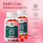Premium Feminine Balance Gummies for Women - pH Balance & Wellness Support with Hawaiian Pineapple, Vegan Gluten-Free Supplement Vaginal Probiotic 120 Count