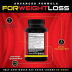 Quick Ten - Best Weight Loss Pills - Natural Metabolism Booster, Appetite Suppressant, Fat Burner Pills - Premium Diet Pills for Women and Men - Energy and Focus Blend - 60 Capsules